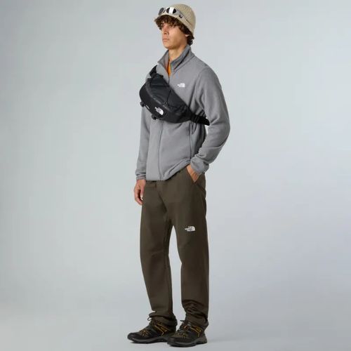 Pánska fleecová mikina The North Face Glacier Fleece mid grey heather