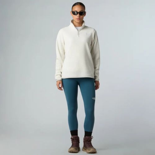 Dámska fleecová mikina The North Face Glacier Fleece 1/4 Zip white dune