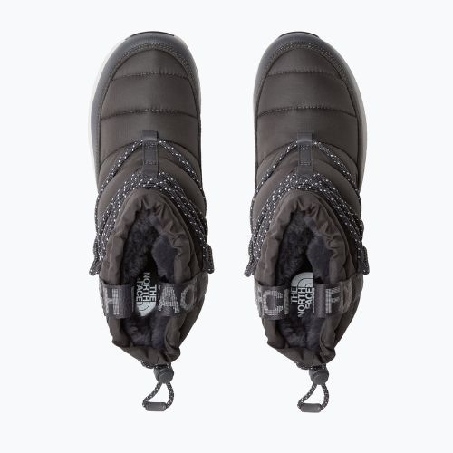 Dámske snehule The North Face Thermoball Lace Up WP anthracite grey/white ash