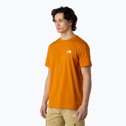 Pánske tričko The North Face Simple Dome agate orange