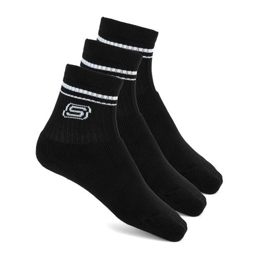 Detské ponožky SKECHERS Full Terry Low Crew 3 páry black