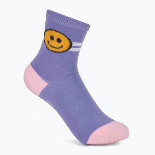 Detské ponožky SKECHERS Non Terry Crew 3 páry purple