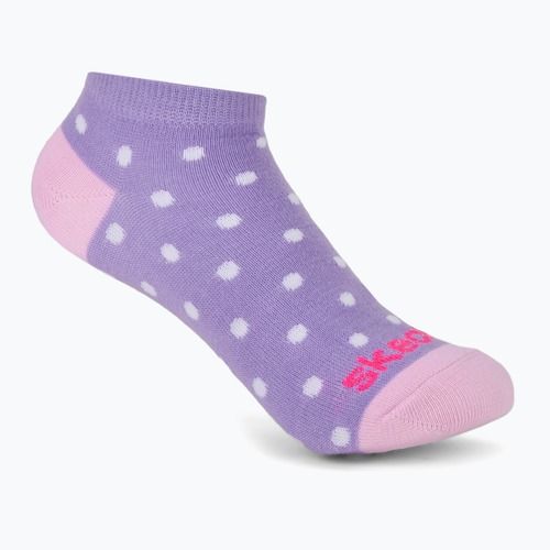 Detské ponožky SKECHERS Non Terry Low Cut 6 párov purple