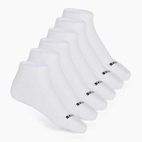 Pánske ponožky SKECHERS Non Terry Low Cut 6 párov white traditional
