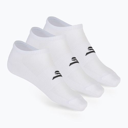 Pánske ponožky SKECHERS Microfiber Non Terry No Show 3 páry white traditional