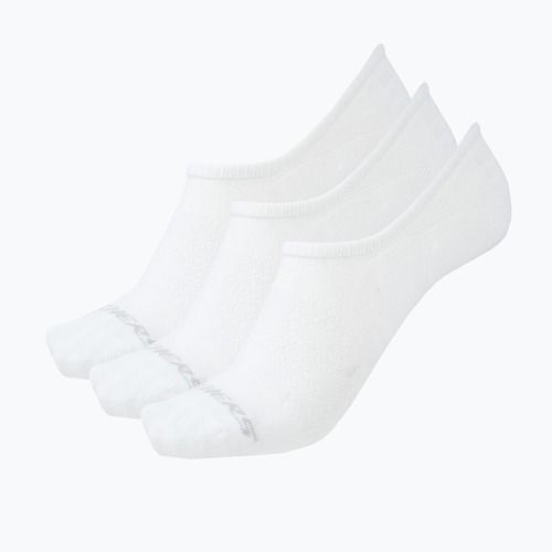 Pánske ponožky SKECHERS Non Terry No Show 3 páry white traditional