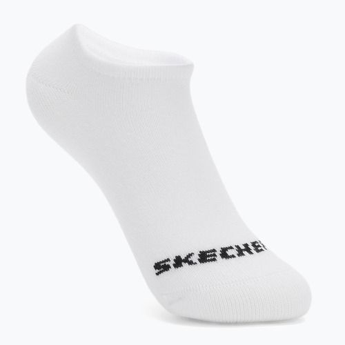 Detské ponožky SKECHERS Non Terry No Show 3 páry white/grey