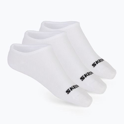 Detské ponožky SKECHERS Non Terry No Show 3 páry white traditional