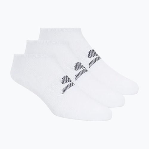 Pánske ponožky SKECHERS Microfiber Non Terry No Show 3 páry white traditional