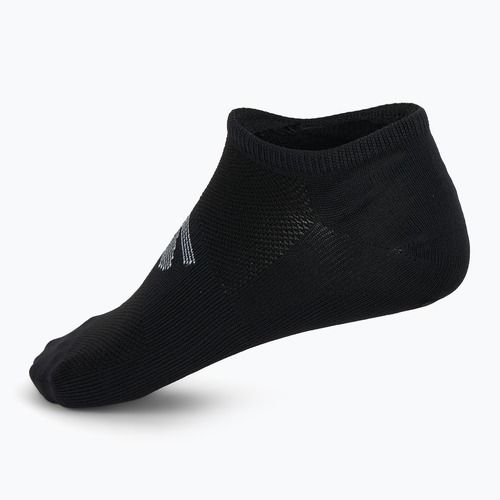 Pánske ponožky SKECHERS Microfiber Non Terry No Show 3 páry black/white
