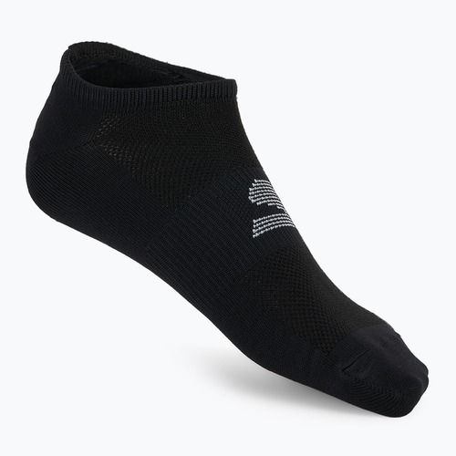 Pánske ponožky SKECHERS Microfiber Non Terry No Show 3 páry black/white