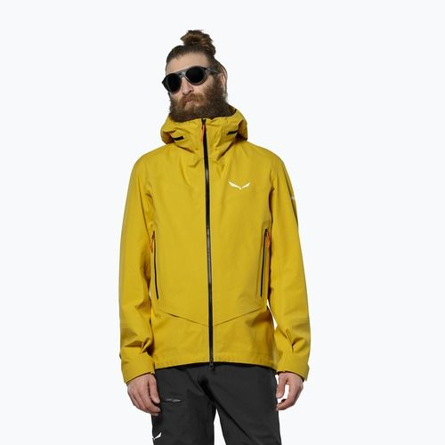 Pánska bunda do dažďa  Salewa Ortles GTX 3L EPE gold
