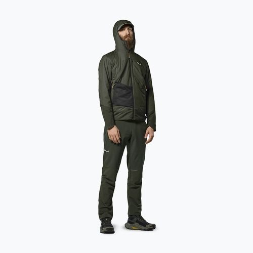 Pánska hybridná bunda Salewa Pedroc Tirol Wool Air Hybrid dark olive