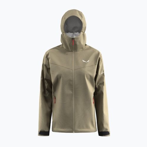 Dámska bunda do dažďa Salewa Puez Aqua 4 PTX 2.5L quicksand