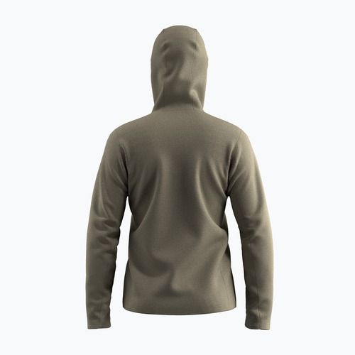 Dámska trekingová mikina Salewa Puez Rocca Polarlite Hood quicksand