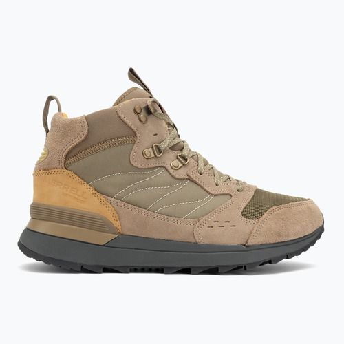 Pánske turistické topánky Merrell Alpine 83 Sneaker Recraft Mid Wp drab