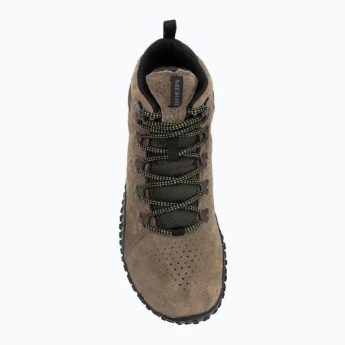 Pánske barefoot topánky Merrell Wrapt Mid WP olive/black
