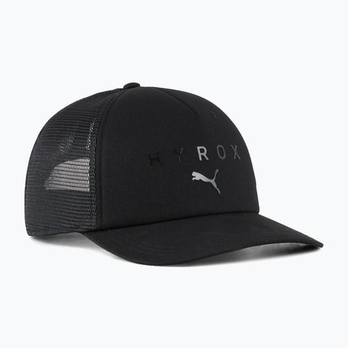 Čiapka s billou PUMA x HYROX Trucker čierna