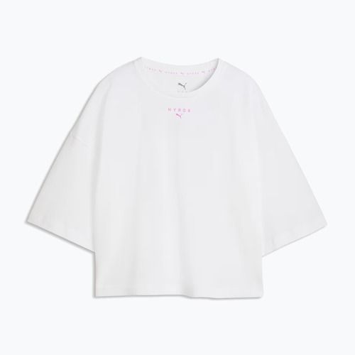 Dámske tréningové tričko PUMA x HYROX Cropped Lifestyle Tee biele