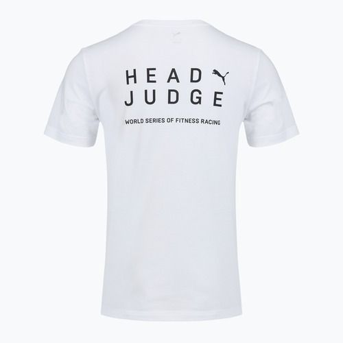 Pánske tréningové tričko PUMA Hyrox Head Judge white