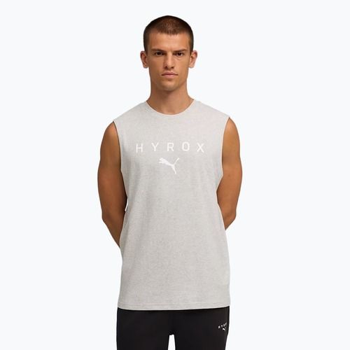 Pánske tréningové tričko PUMA Hyrox Cutoff Tank gray