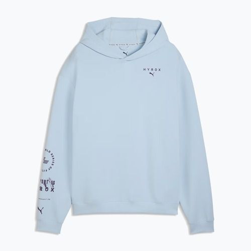 Pánska tréningová mikina PUMA x HYROX Cloudspun Hoodie 68 šedá