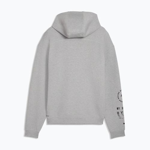 Pánska tréningová mikina PUMA Hyrox Cloudspun Hoodie gray