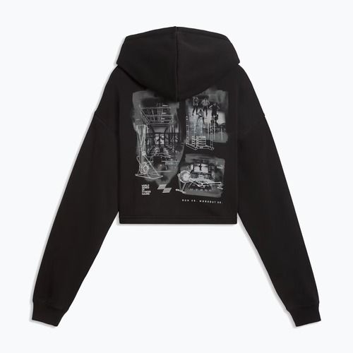Dámska tréningová mikina PUMA Hyrox Heavyweight Hoodie black