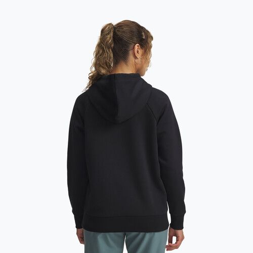 Damska bluza Under Armour Rival Feelce Shimmer Hoody czarna/irydyscencyjna