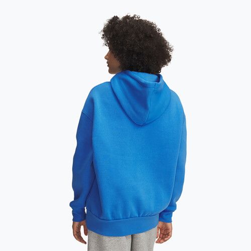 Damska bluza Under Armour Icon Fleece Hoodie niebieski atlantis/biały