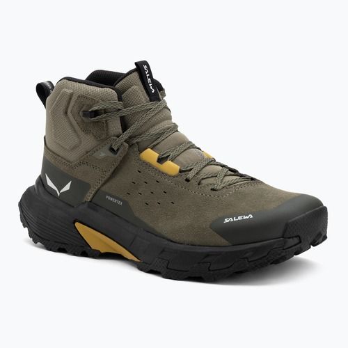 Pánske trekové topánky Salewa Pedroc 2 Leather Mid PTX faded green/dark olive