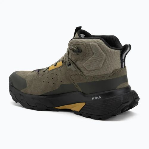 Pánske trekové topánky Salewa Pedroc 2 Leather Mid PTX faded green/dark olive