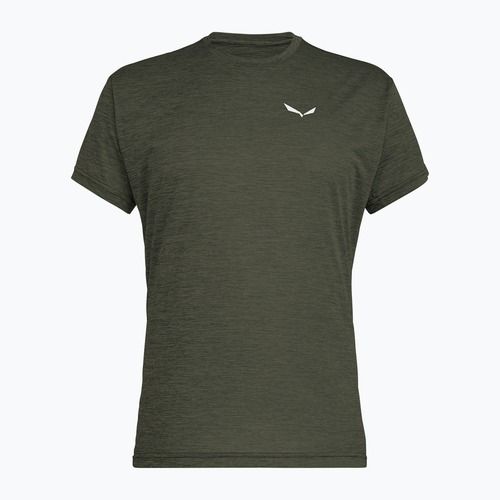 Pánske tričko Salewa Puez Melange Dry faded green melange
