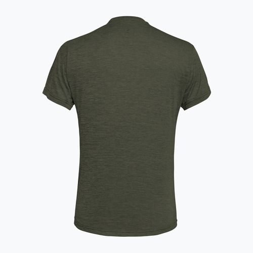 Pánske tričko Salewa Puez Melange Dry faded green melange