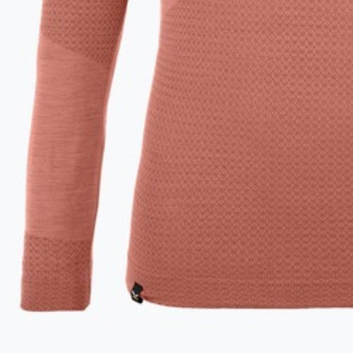 Detské termo tričko longsleeve Salewa Zebru Med Warm AMR etruscan red