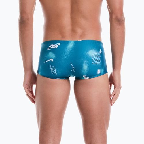 Pánske plavky Nike Hydrastrong Square Leg Brief green abyss