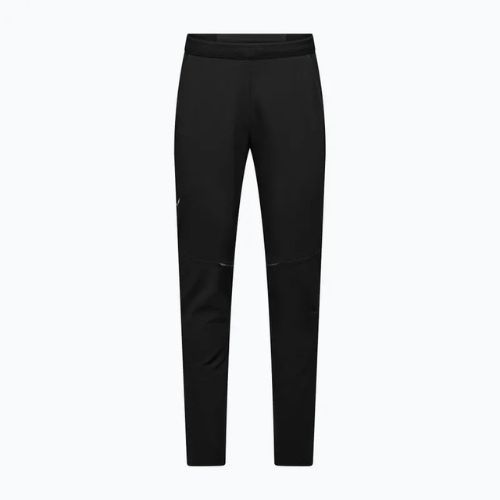 Pánske softshellové nohavice Salewa Pedroc Stormwall Durastretch Wind black out