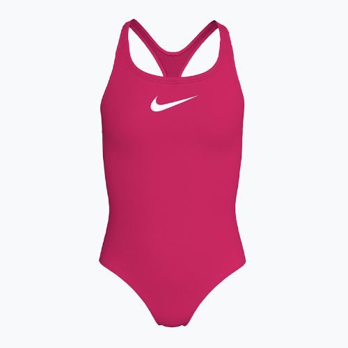 Detské jednodielne plavky Nike Essential Racerback rush pink