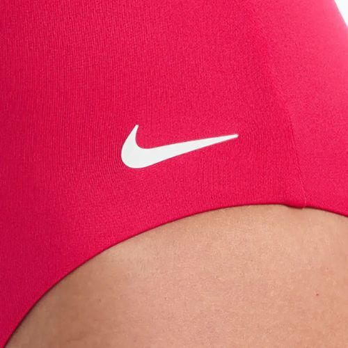 Dámske jednodielne plavky Nike Essential V-Neck rush pink
