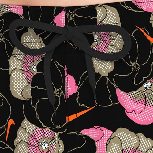 Pánske plavecké šortky Nike Multi Poppy Print 5" Volley black
