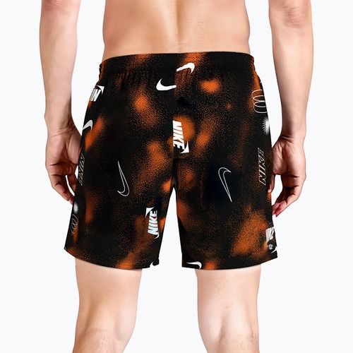 Pánske plavkové šortky Nike Multi Print 7" Volley black