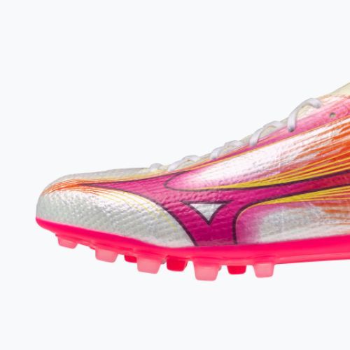 Kopačky Mizuno Alfa III Elite AG white/fuchsia purple