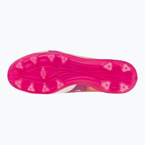 Kopačky Mizuno Alfa III Pro FG white/fuchsia purple