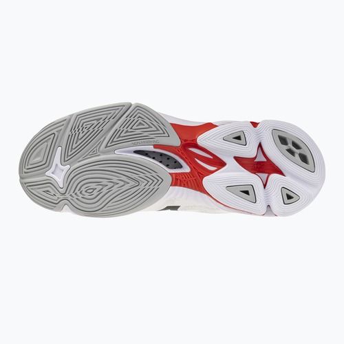 Volejbalové topánky Mizuno Wave Lightning Pro Mid white/black/fiery red