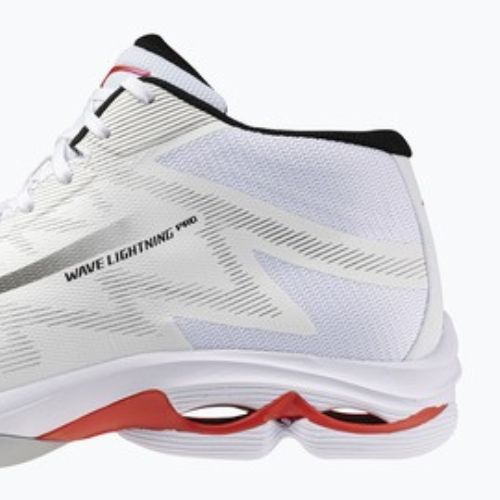 Volejbalové topánky Mizuno Wave Lightning Pro Mid white/black/fiery red