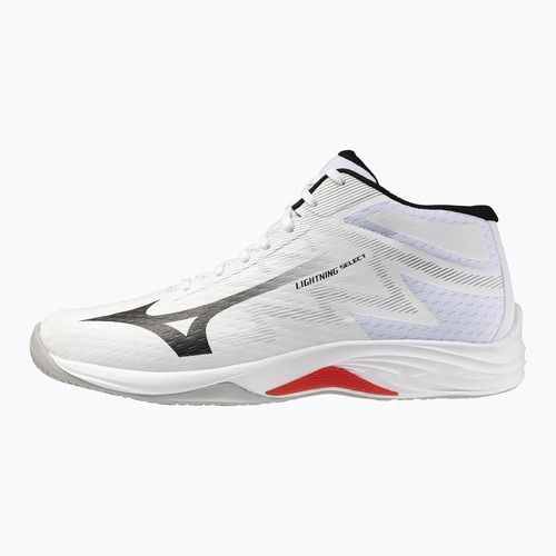 Volejbalové topánky Mizuno Lightning Select Mid white/black/fiery red