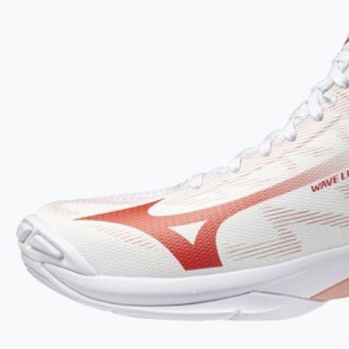 Dámske volejbalové topánky Mizuno Wave Lightning Pro Mid White/Rose Elegance/Lava Falls