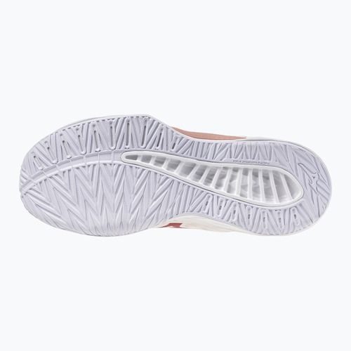 Dámske volejbalové topánky Mizuno Lightning Select Mid white/rose elegance/lava falls