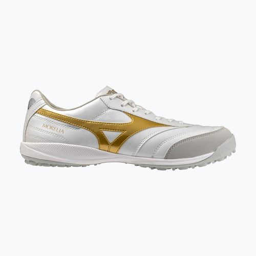 Futbalové kopačky Mizuno Morelia Sala Pro TF white/football gold/galaxy silver