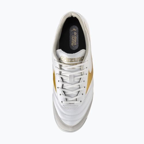 Futbalové kopačky Mizuno Morelia Sala Pro TF white/football gold/galaxy silver